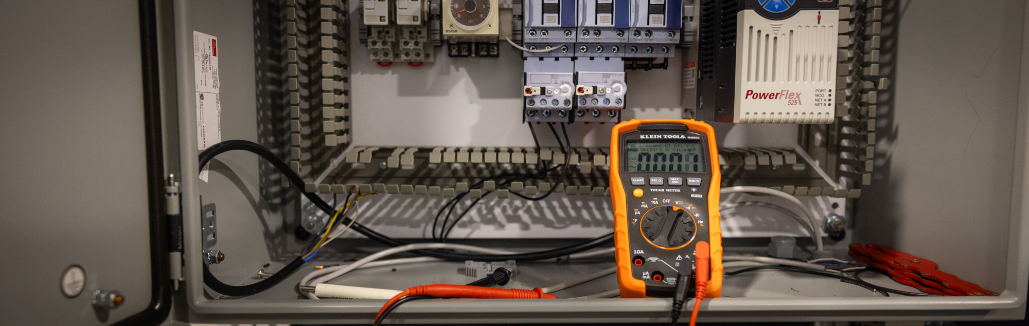 Voltage meter and electrical panel