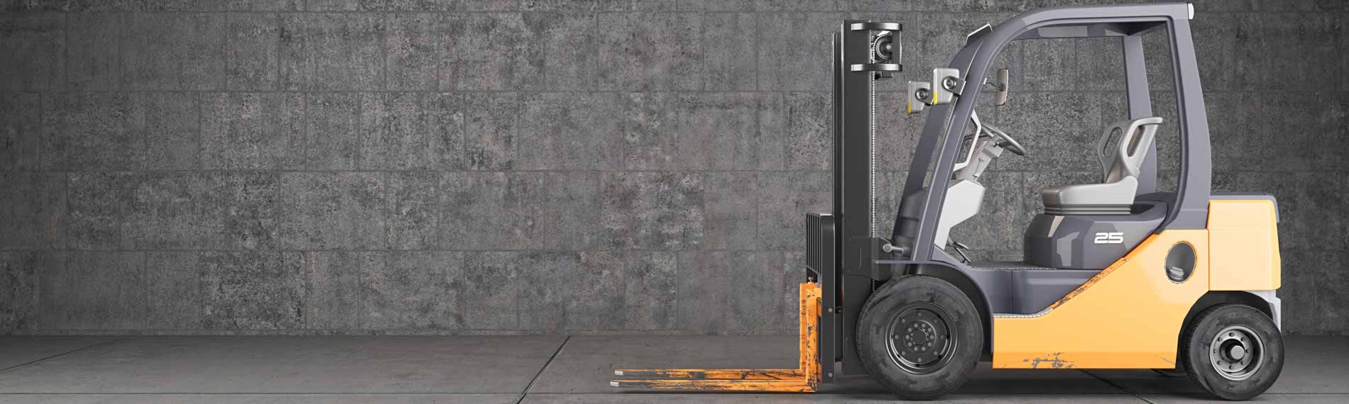 A photograph of a Forklift.